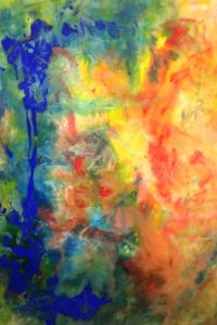 Seminal Dawn 82 x 67 in. Acrylic on canvas 2014 | Ref 431