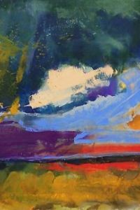 Tranquil Sanctuary 55 x 106 in. Acrylic on canvas 2014 | Ref 433