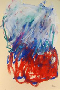 36 x 24 in. Pastel on paper 2013 | Ref 406 - SOLD