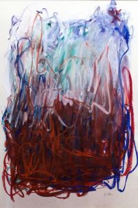 Relflex Reflection #4 29 1/4 x 21 in. Pastel on paper 2013 | Ref 398