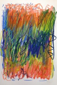 Reflex Reflection #5 33 1/4 x 22 1/2 in. Pastel on paper 2013 | Ref 399