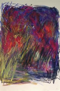 Fuchsia -  26 x 20 in. Pastel on paper 2013 | Ref 345