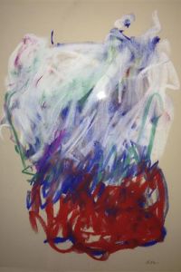 Color Burst -  26 x 20 in. Pastel on paper 2013 | Ref 365 SOLD