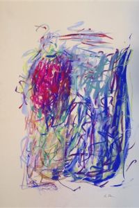 The Rose II -  26 x 20 in. Pastel on paper 2013 | Ref 377