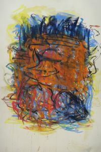 30 x 22 in. Pastel on paper 2011 | Ref 214