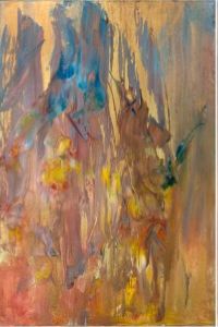 36 x 72 in. Oil and gold dust on canvas 2010 | Ref 156